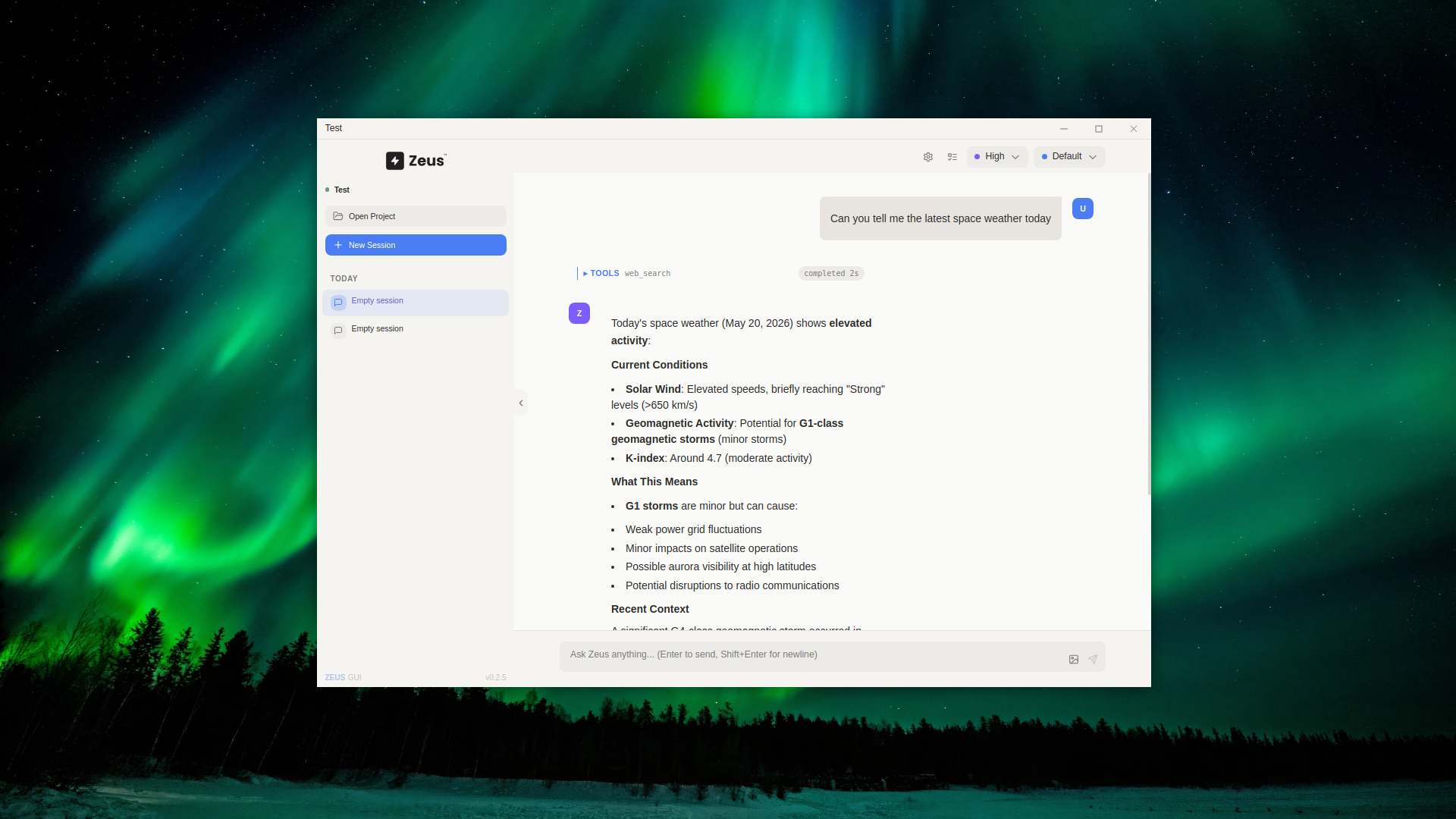 Zeus Lion Desktop App